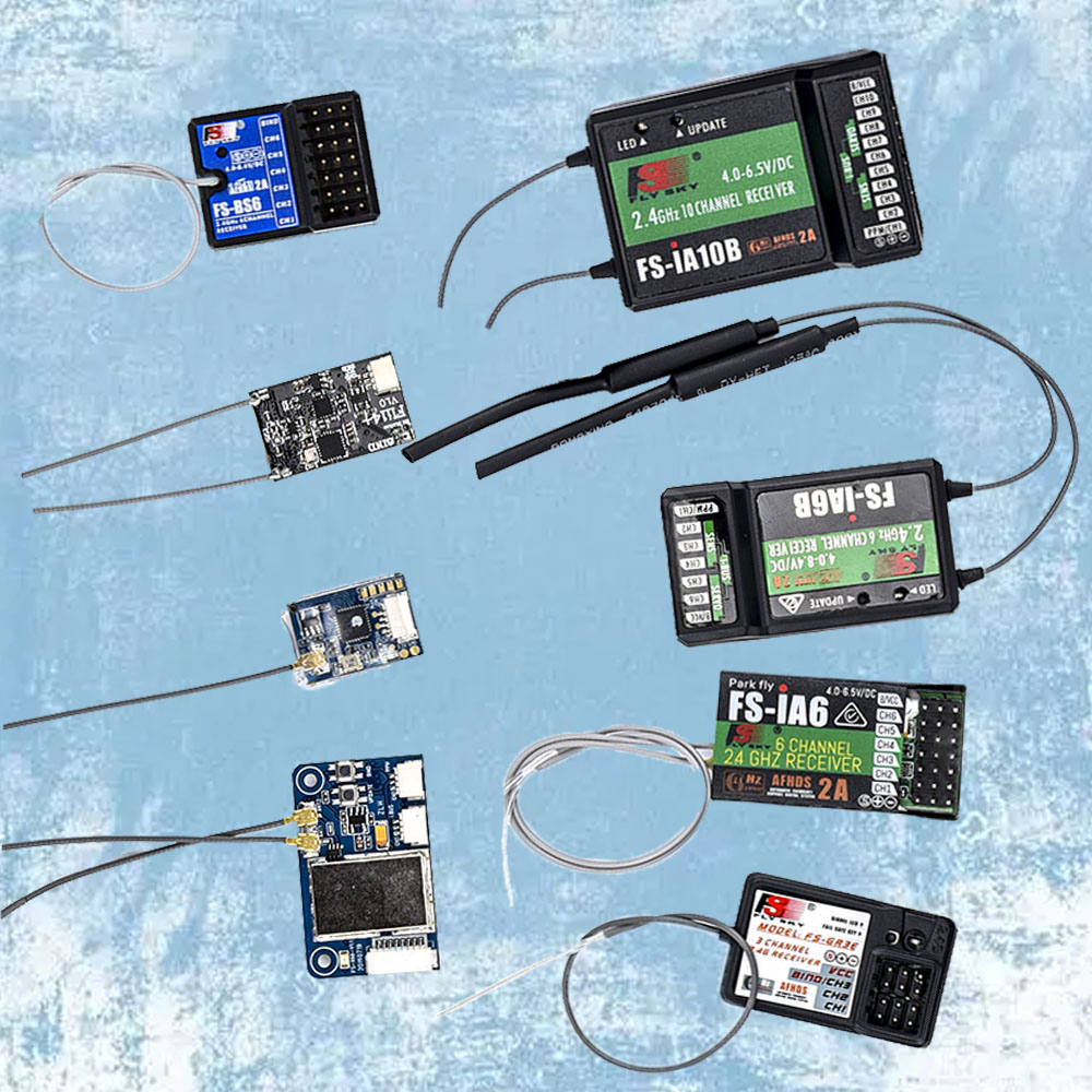 Drone Battery Lipo - Приемник Flysky RC FS-IA6 IA6B IA10B