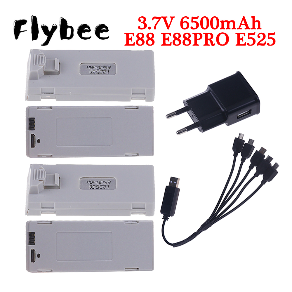 Drone Battery Lipo - Оригинальный аккумулятор E88 3,7 в 6500