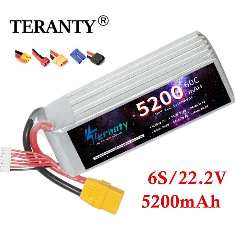 Drone Battery 4S - Литий-полимерный аккумулятор TERANTY 6S, 5200 мАч,