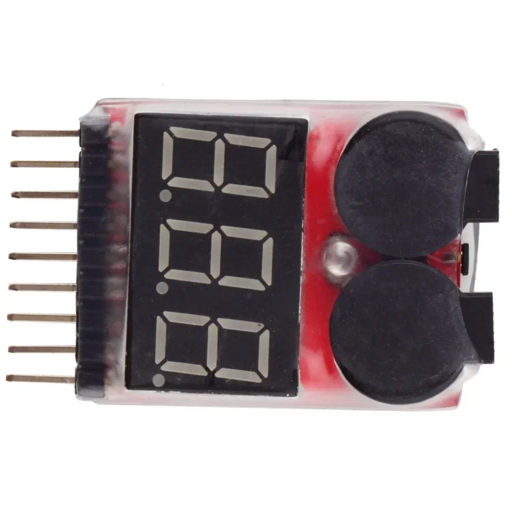 Drone Battery Alarm - 1/2/5 шт. RC дисплей напряжения аккумулятора