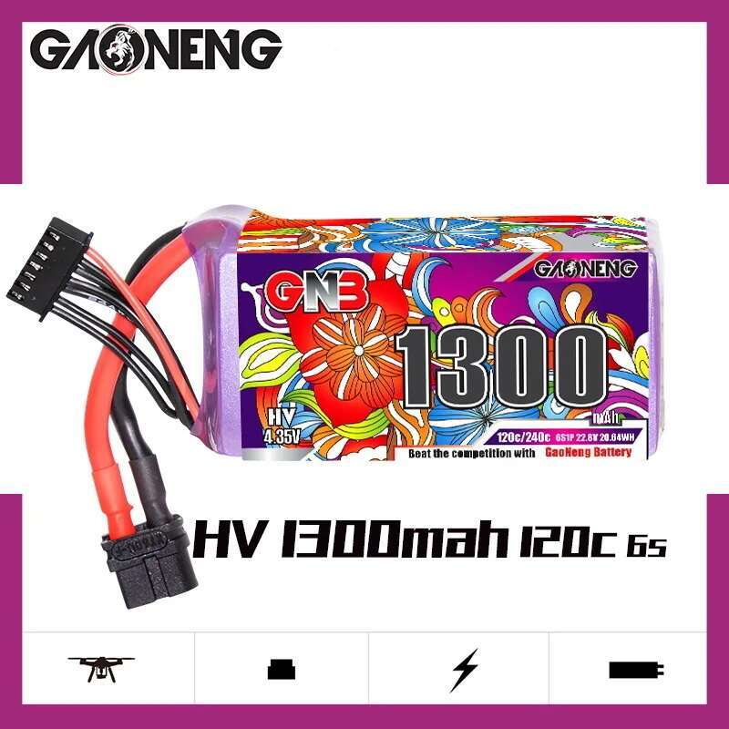 2 шт. GNB 6S Lipo аккумулятор  – обзор и цена Drone Battery Lipo