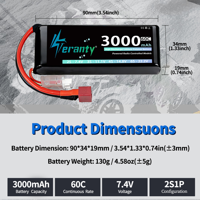 Аккумулятор LiPo TERANTY 2S 30 – обзор и цена Drone Battery Lipo