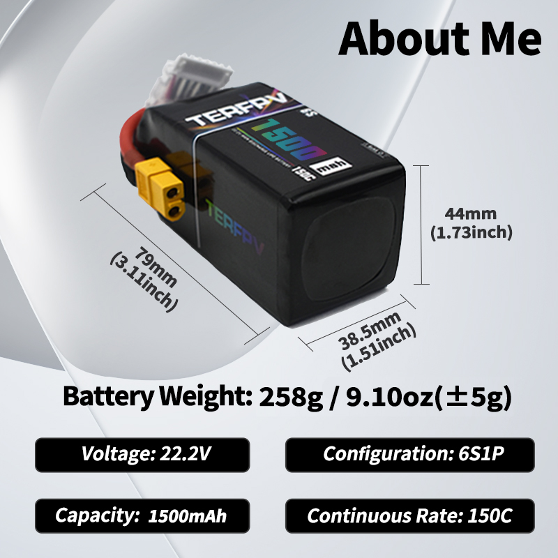 Аккумулятор LiPo TERFPV 6S 22. – обзор и цена Drone Battery Plate
