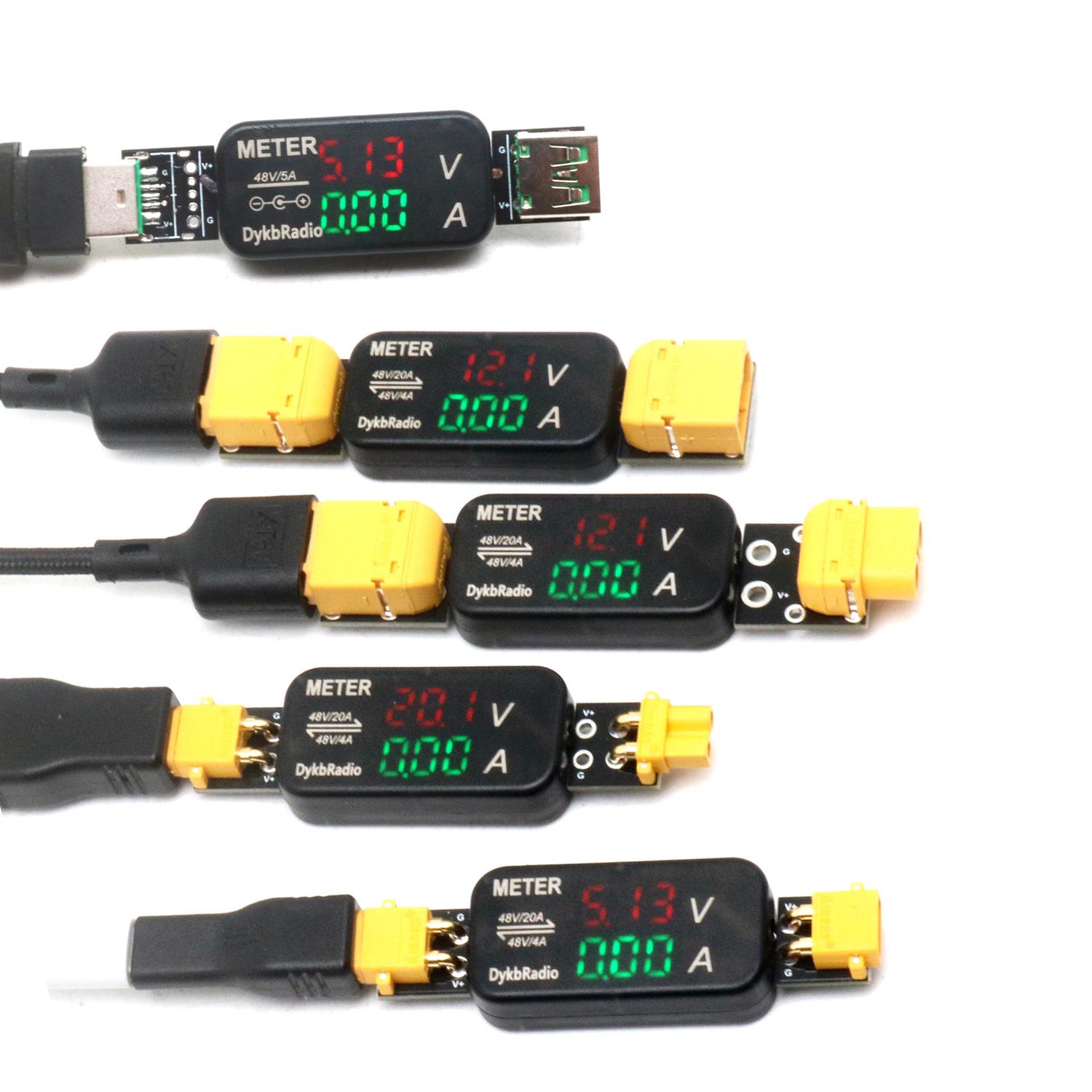 USB XT30 XT60 DC 20A Измерител – обзор и цена Drone Battery Voltage Checker