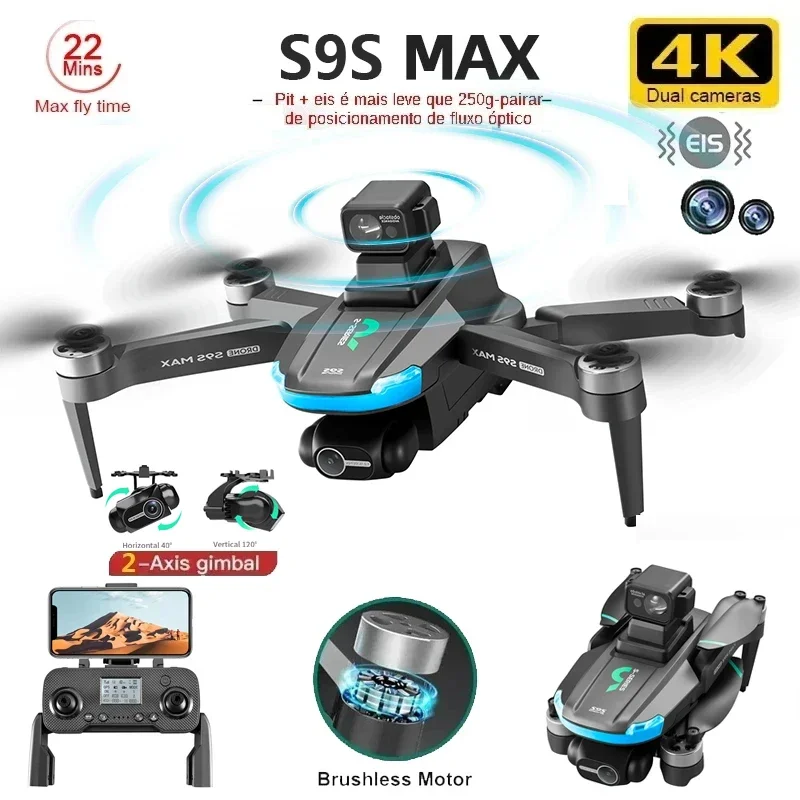 НОВЫЙ S9S MAX MINI Drone 4K 2- – обзор и цена Drone Battery Box