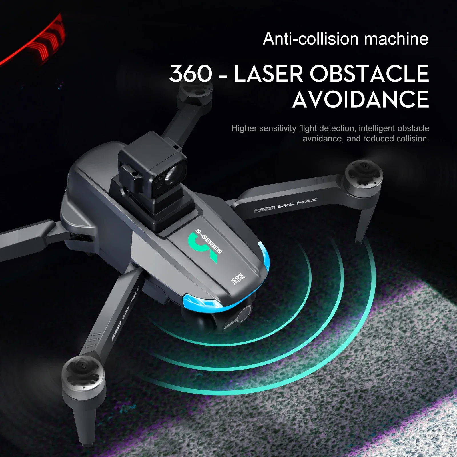 НОВЫЙ S9S MAX MINI Drone 4K 2- – обзор и цена Drone Battery Box