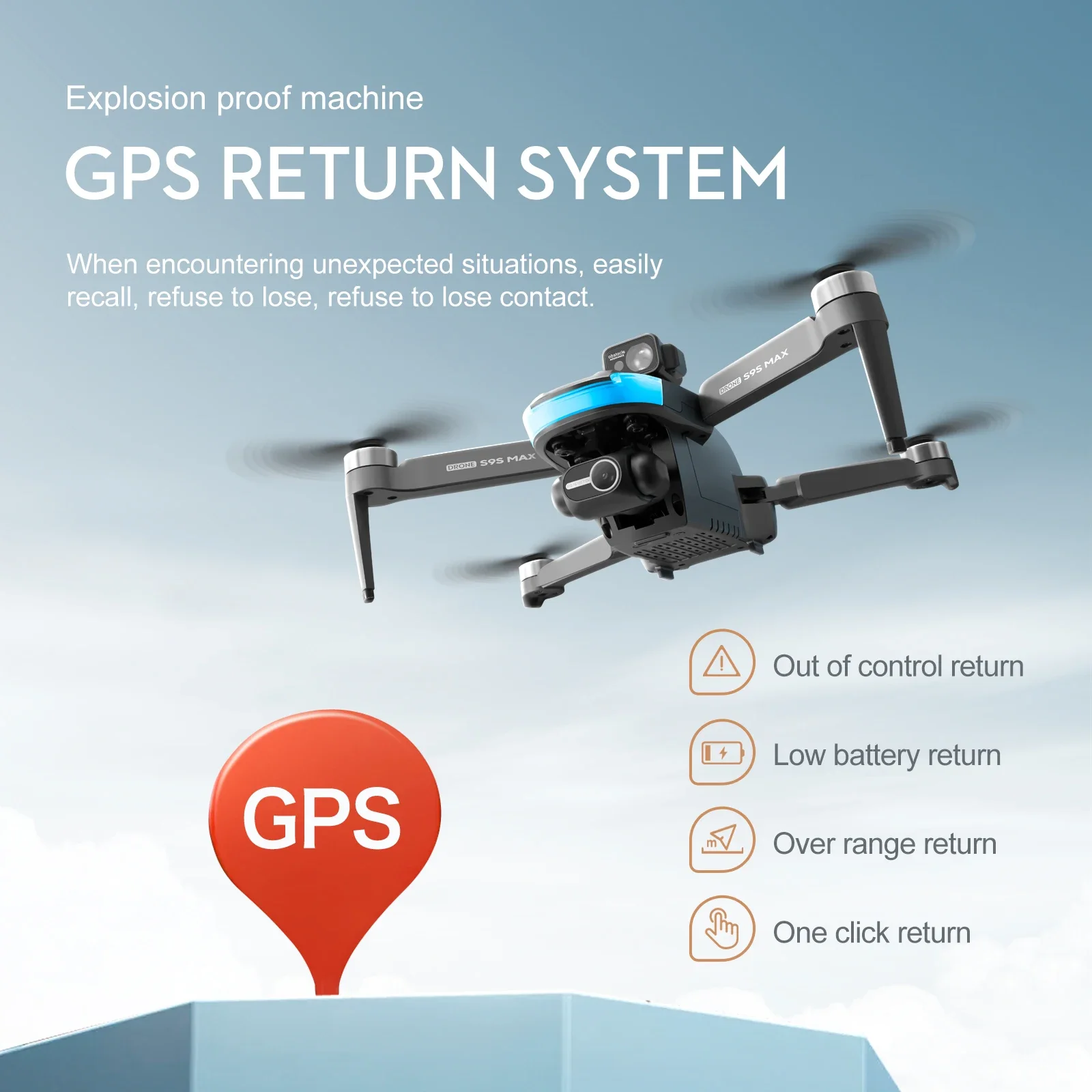 НОВЫЙ S9S MAX MINI Drone 4K 2- – обзор и цена Drone Battery Box