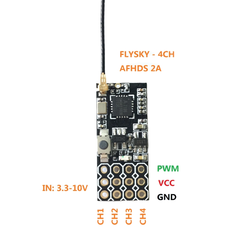 Приемник Flysky FS2A Mini 4CH  – обзор и цена Drone Battery Plate