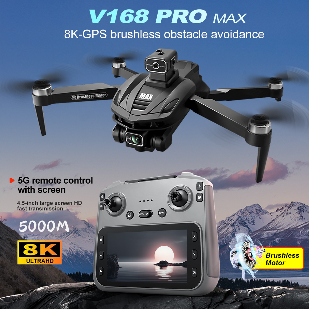 V168 PRO Max GPS Дрон 8K Профе – обзор и цена Drone Battery Box