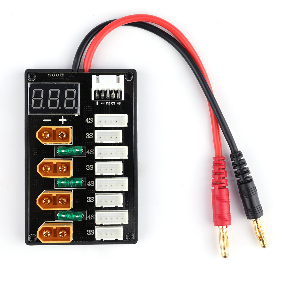 XT60 Plug 3S 4S Lipo батарея п – обзор и цена Drone Battery Parallel Board