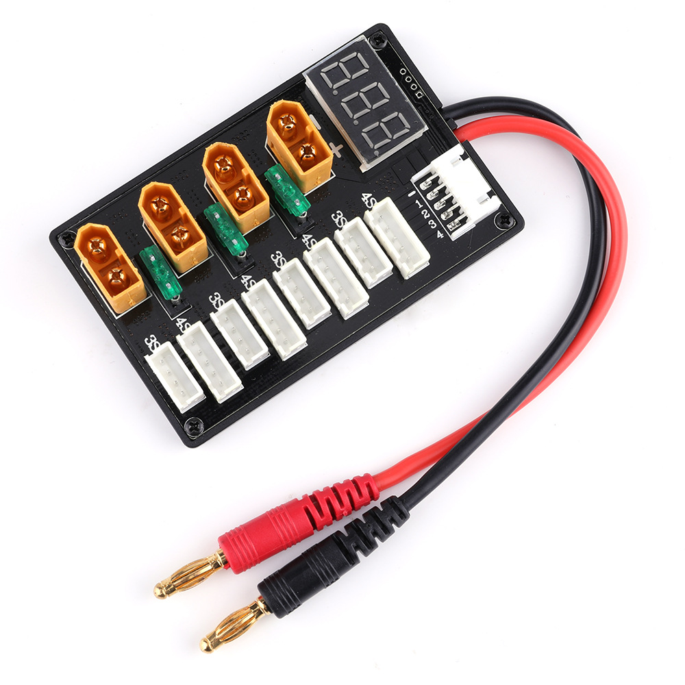 XT60 Plug 3S 4S Lipo батарея п – обзор и цена Drone Battery Parallel Board