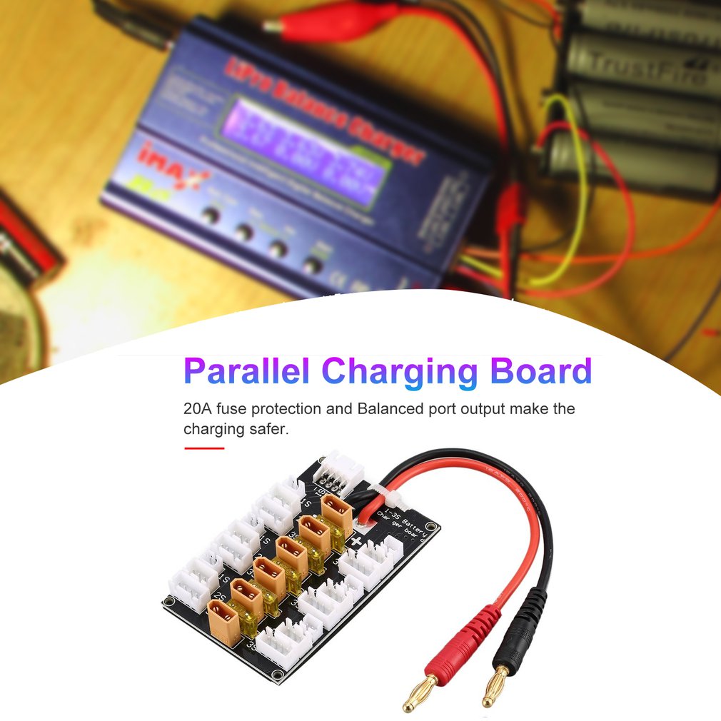 1S-3S 20A XT30 Plug Lipo Батар – обзор и цена Drone Battery Parallel Board