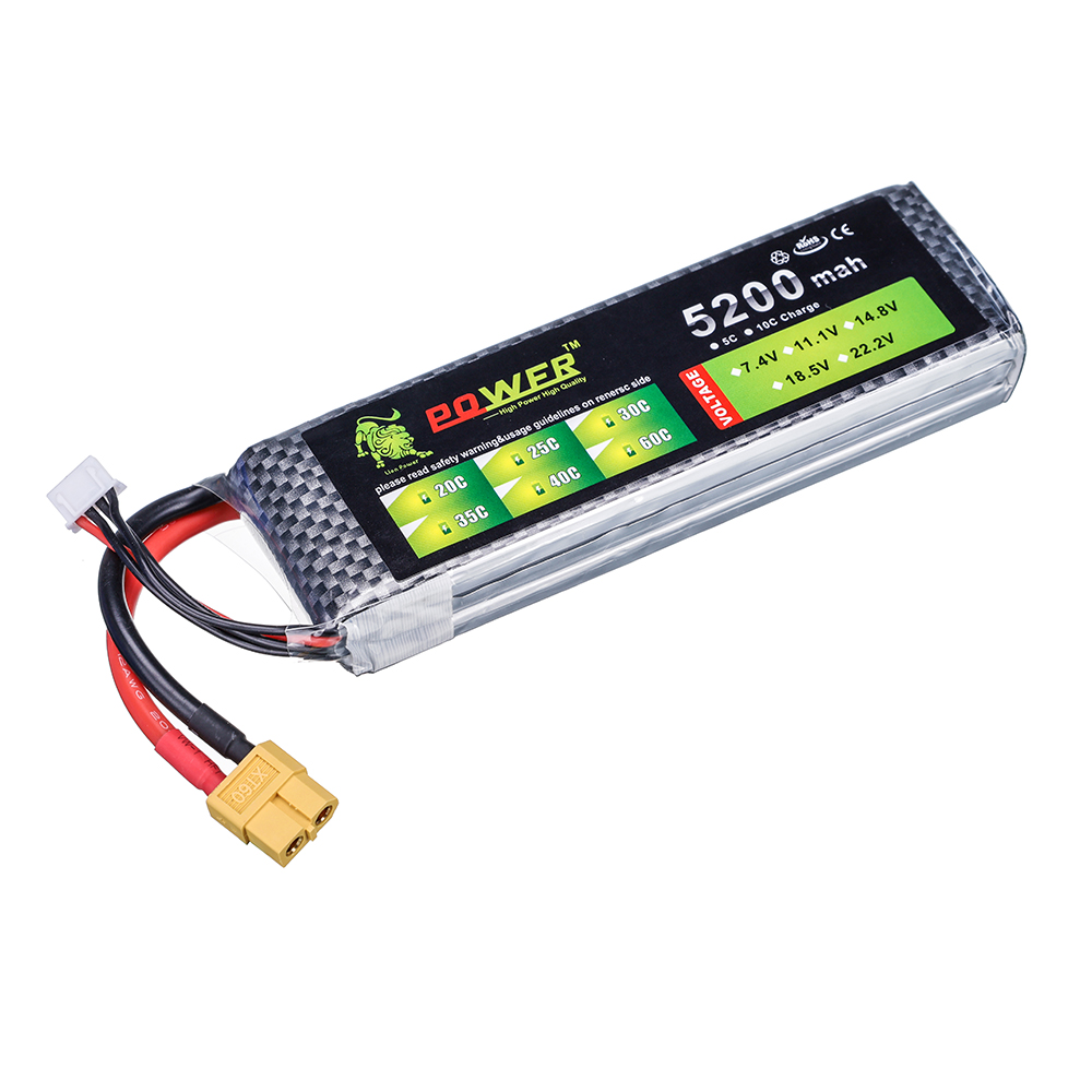 3S 5200 мАч 11,1 В 60C Lipo Ба – обзор и цена Drone Battery 3S