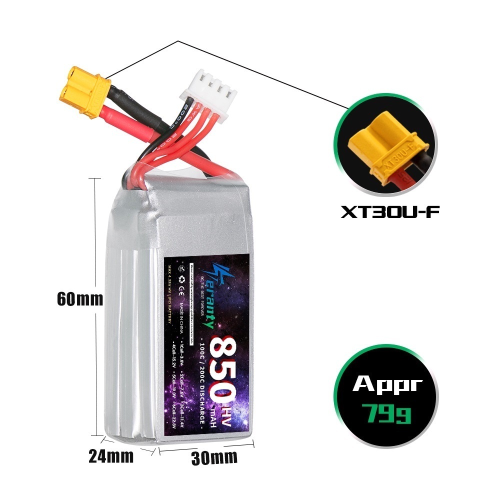 1/2/3 шт. TERANTY 3S 11,4 В Li – обзор и цена Drone Battery Lipo